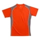 thumbnail image 1 of Jersey Martin Sports cuello en V naranja con panel lateral color granito, 1 of 1