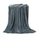 thumbnail image 2 of Manta De Franela De Felpa Manta De Tiro De Lana Manta De Siesta Hogar Dormitorio Hogar Azul Gris 150x200cm, 2 of 5