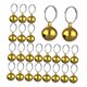 thumbnail image 2 of 24pcs DIY Bells Beads Jingle Bells Decoración Para Mascotas De Navidad Golden, 2 of 5