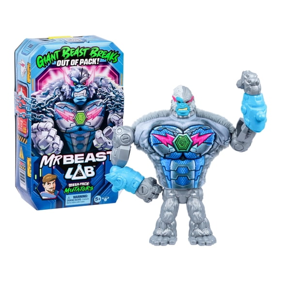 Figura de acción MRBEAST LAB 23 cm Silver-Byte Mutator