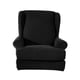 thumbnail image 2 of Wing Back Arm - Funda Para Silla De 2 Piezas Wingback Sofa Slipcover Negro, 2 of 5