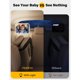 thumbnail image 3 of Baby Car Mirror for Rear-Facing Car Seat with Light, USB Powered, 3 of 3