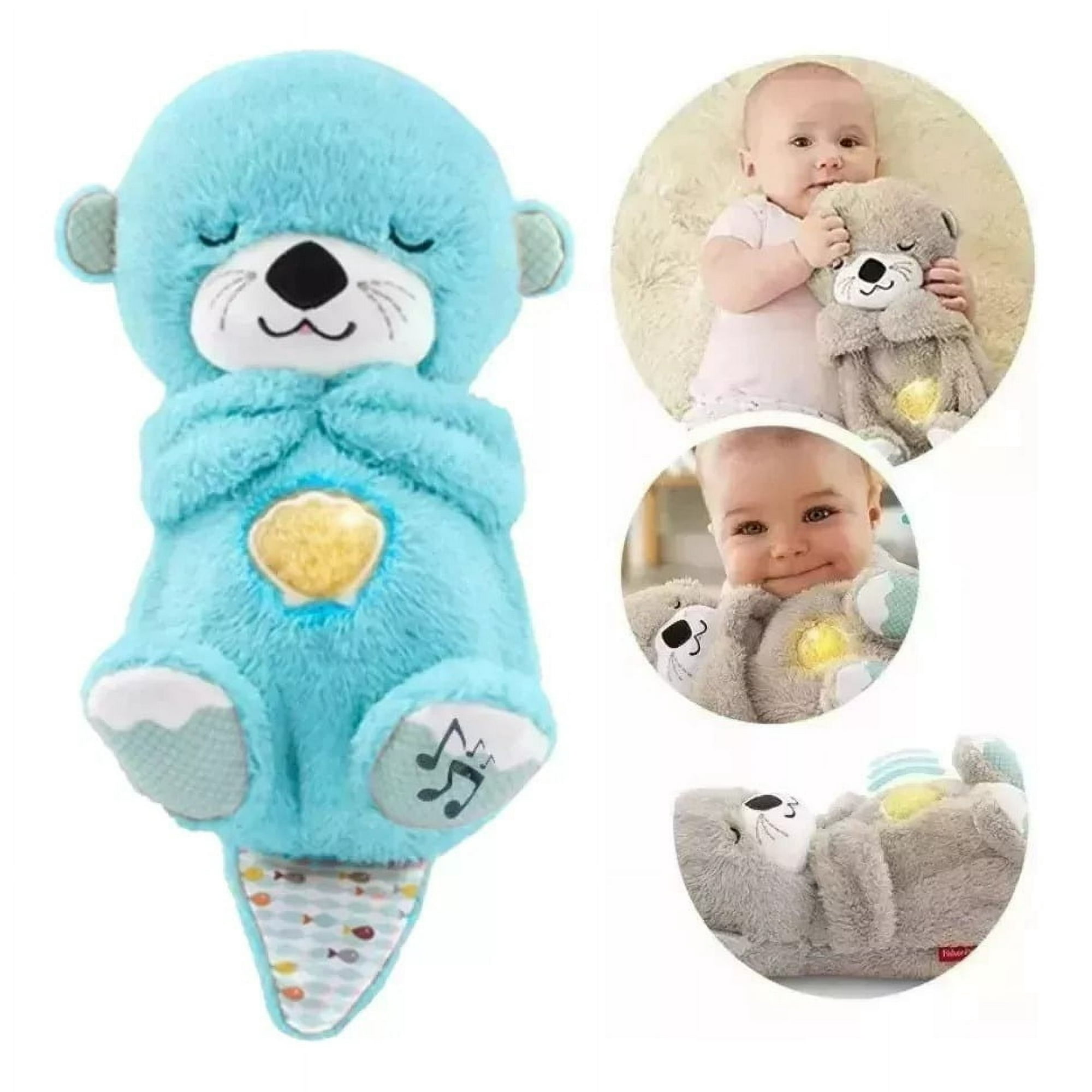 Genérico - Peluche Nutria Juguete Animal Respira Bebes Dormir Lau