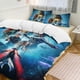 thumbnail image 1 of Edredón Aquaman Juego De Ropa De Cama De 3 Piezas Suave Para Dormitorio Para Todas Las Estaciones, 1 of 3
