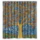 thumbnail image 1 of Cortina de ducha con diseño de árbol de la vida, juego de cortinas de baño con ganchos, tamaño 66 x 72 pulgadas, 1 of 3