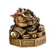 thumbnail image 1 of Amuleto De La Suerte, Rana De La Riqueza, Resina, Ranas De Dinero De La Suerte Para El Calentamiento De La Casa, Adornos De Bronce, 1 of 5