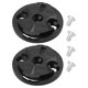 thumbnail image 1 of Soporte para bicicleta SG Store 32x29x2 mm negro - paquete de 2, 1 of 7