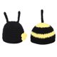thumbnail image 1 of Bebé Recién Nacido Bee Knit Crochet Ropa Beanie Hat Outfit Photo Props, 1 of 3