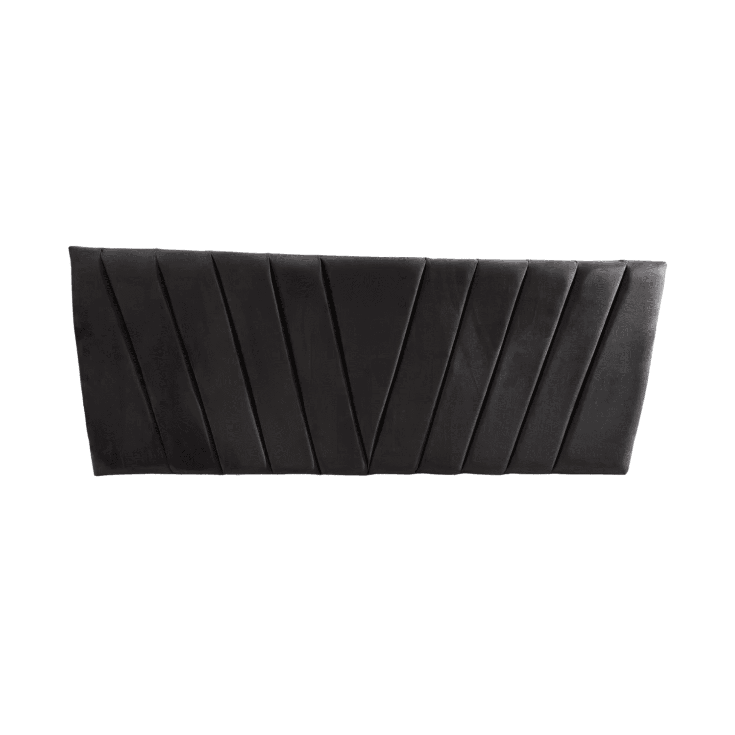 Importclick - Respaldo Elegante Super King Capitone 200x60 Cm Negro Felpa