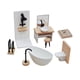 thumbnail image 3 of Juego De Baño Para Casa De Muñecas, Decoración Clásica Para Casa De Muñecas, Muebles En Miniatura, Juguetes, 1/12, 3 of 5