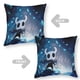 thumbnail image 2 of Hollow Knight Fundas de almohada de terciopelo con tema, regalos de funda de almohada, decoración para el hogar, cojín de lanzar, regalo de cumpleaños para fans y parejas.56*56cm., 2 of 6