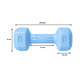 thumbnail image 2 of Par Mancuernas Hexagonales PVC 4 Kg c/u Pesas Fitness 8 Kg Total, 2 of 3