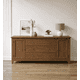 thumbnail image 1 of Aparador Buffet "Gael" Mueble de Comedor Artesanal de Madera - Café - 150x40x80 cm, 1 of 3