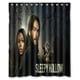 thumbnail image 1 of Cortina de ducha Sleepy Hollow, juego de cortinas de baño con ganchos, tamaño 60 x 72 pulgadas, 1 of 3