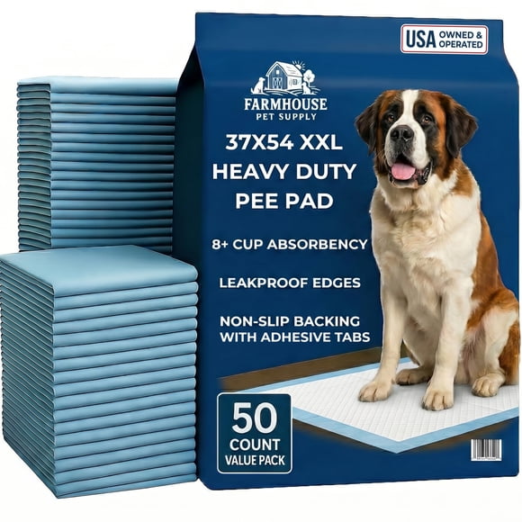 Alfombrillas para Orinar Farmhouse Pet Supply XXL 94x137 cm Paquete de 50