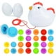 thumbnail image 4 of JUEGO ENCAJE EDUCATIVO GALLINA MONTESSORI blanco, 4 of 5