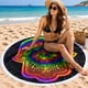 thumbnail image 1 of Toalla De Playa Redonda 150 cm Con Estampado Y Flecos Decorativos, 1 of 6