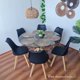 thumbnail image 3 of Comedor Elite Tulip - Beige - 6 Puestos - 120Cm, 3 of 6