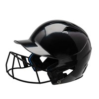 Casco De Bateo Para Sóftbol Champro Fastpitch Hx Con Máscara Facial Negra