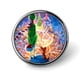 thumbnail image 1 of El Grinch-Theme Round Button Badge: Premium Metal Construction, Ideal for High-End Events 2.8 cm, 1 of 6