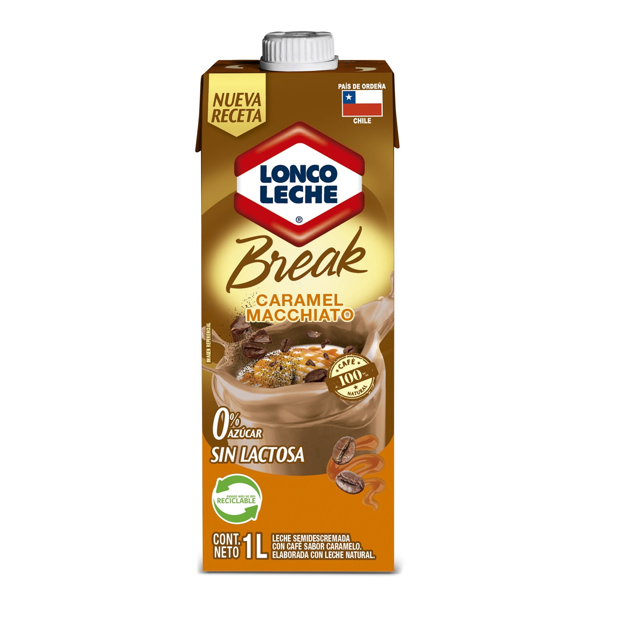 Leche Break Caramel Macchiato, 1 L