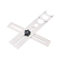 Ioensy - Regla Localizadora De Orificios Para Baldosas De Cerámica Herramienta De Perforación De Orificios Para Mármoles Cerámica Pared