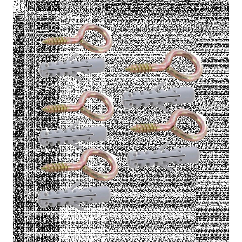 Cancamo Cerrado Y Tarugo Nylon Nº 5 / 6mm 5 Juegos - Rukafe Basics
