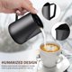thumbnail image 2 of Jarra espumadora de leche iHeartyard, 600 ml, acero inoxidable, color negro, 2 of 6