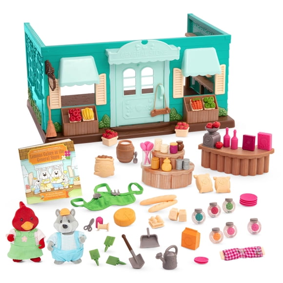 Set de juego Dollhouse Li'l Woodzeez General Store 72 piezas 3+