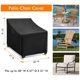 thumbnail image 2 of Funda para silla de exterior WLEAFJ, impermeable, negra, paquete de 2 unidades, 30 x 37 x 31 cm, 2 of 7