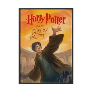Creango - Cuadro Poster Enmarcado Harry Potter Las Reliquias De La Muerte Decorativo