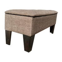 Muebles Hvm - Banqueta Baul Hvm Gris Lino