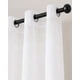 thumbnail image 5 of Cortinas Visillo Blanco Con Argollas Metalicas 2 Paños 140x220, 5 of 6