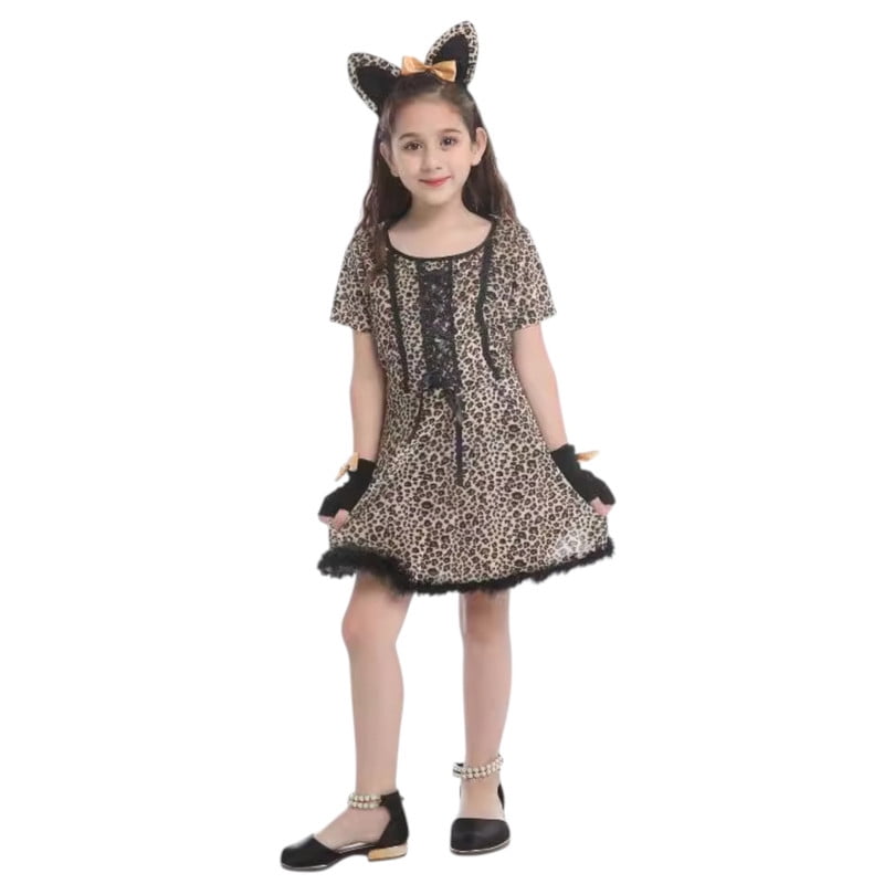 Red Sale - Disfraz Infantil Gato Vestido Niña