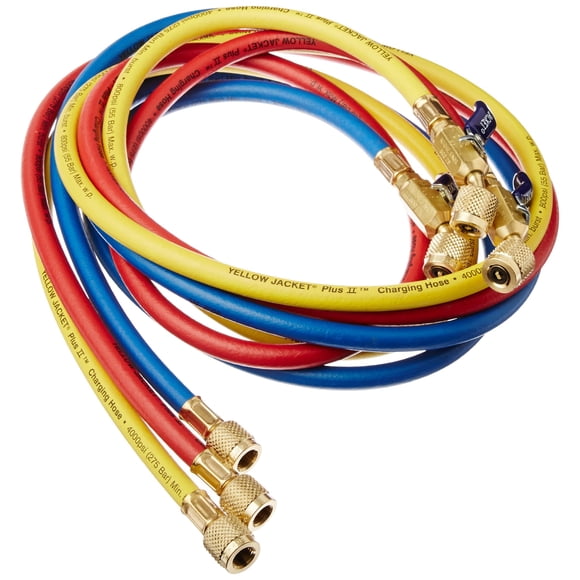 Hose Yellow Jacket 29986 Plus II 1/4 con válvula de bola compacta
