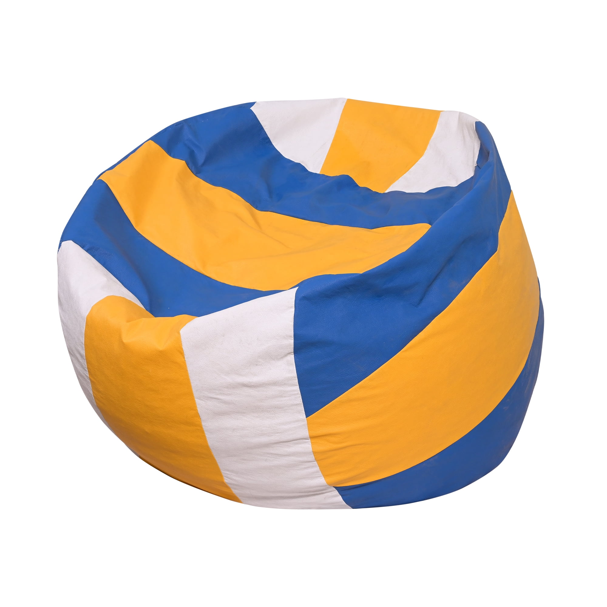 Máxima Design - Pouf Pera Infantil Voleibol Eco Cuero 50x50x50 Cm