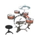 thumbnail image 3 of Bateria Musical Juguete Piso 5 Tambores Niños Rojo, 3 of 3
