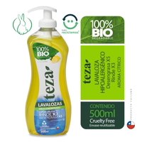 Lavalozas Teza Biodegradable Concentrado Con Valvula Citrus 500Ml