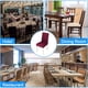 thumbnail image 5 of Juego de 4 fundas para sillas de comedor, elásticas, de color liso, extraíbles, para hotel y ceremonias., 5 of 5