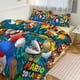 thumbnail image 1 of Mario Print Bedding Set Pattern Duvet Cove Set 3 Pieces 1 Quilt Cover And 2 Pillowcases for Women Men Teens, 1 of 5