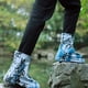 thumbnail image 4 of Cubrezapatos impermeables para la lluvia, reutilizables y plegables, botas hasta el tobillo resistentes a la lluvia y antideslizantes., 4 of 5
