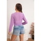 thumbnail image 3 of Top Peto Blusa Gasa Semi Transparente Colores Sexy 8357, 3 of 3
