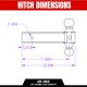 thumbnail image 2 of Soporte de enganche GEN‑Y 30 cm 2"/2 5/16" 21 000 lbs (≈9 450 kg), 2 of 3