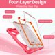 thumbnail image 3 of Funda iPad pepkoo 10.9/11" a prueba de golpes con asa rosa, 3 of 7
