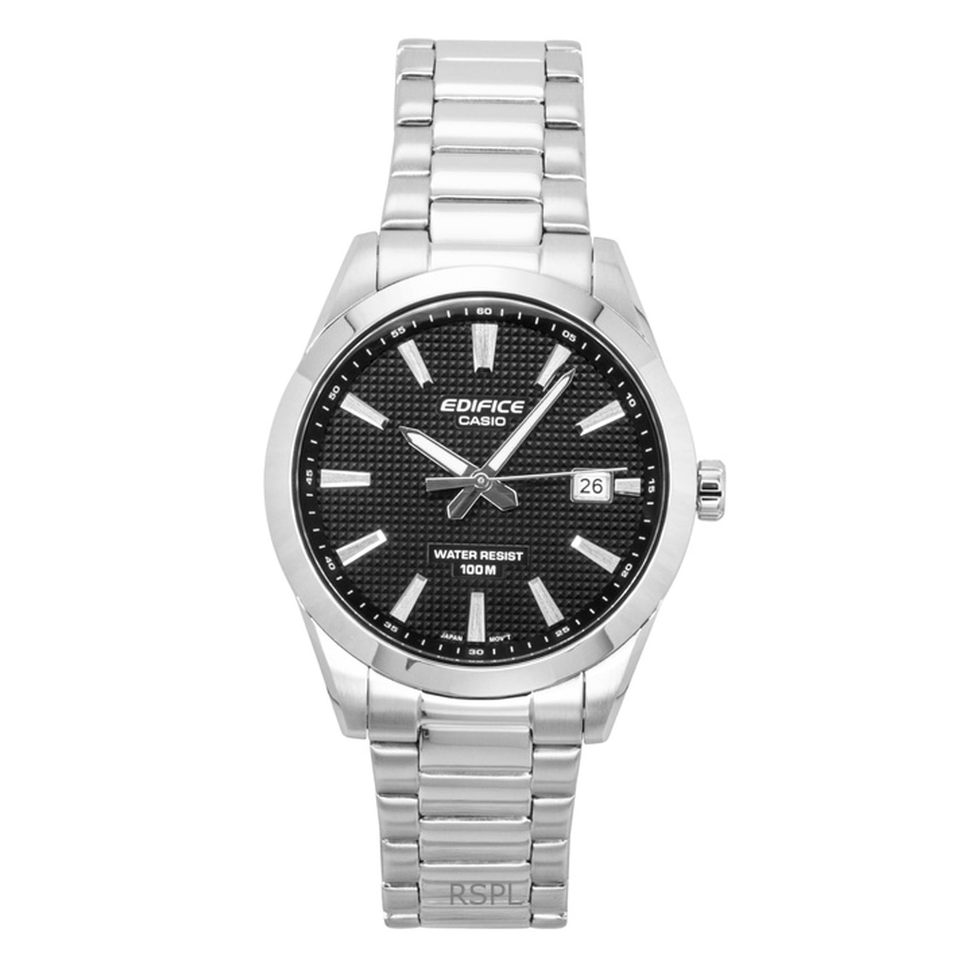 Reloj Analógico Casio Edifice Acero Inoxidable Negro Hombre