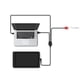 thumbnail image 5 of Cable 3 en 1 Spaseeba CB05A para tabletas Kamvas de 1,5 m, 5 of 6