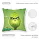 thumbnail image 5 of El Grinch Fundas de almohada de terciopelo con tema, regalos de funda de almohada, decoración para el hogar, cojín de lanzar, regalo de cumpleaños para fans y parejas.61*61cm., 5 of 6