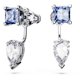 thumbnail image 1 of Chaquetas con aretes Swarovski Mesmera con acabado en rodio azul/transparente, 1 of 3