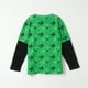 thumbnail image 3 of Polera Manga Larga Niño Creepers Faces Verde Minecraft, 3 of 4