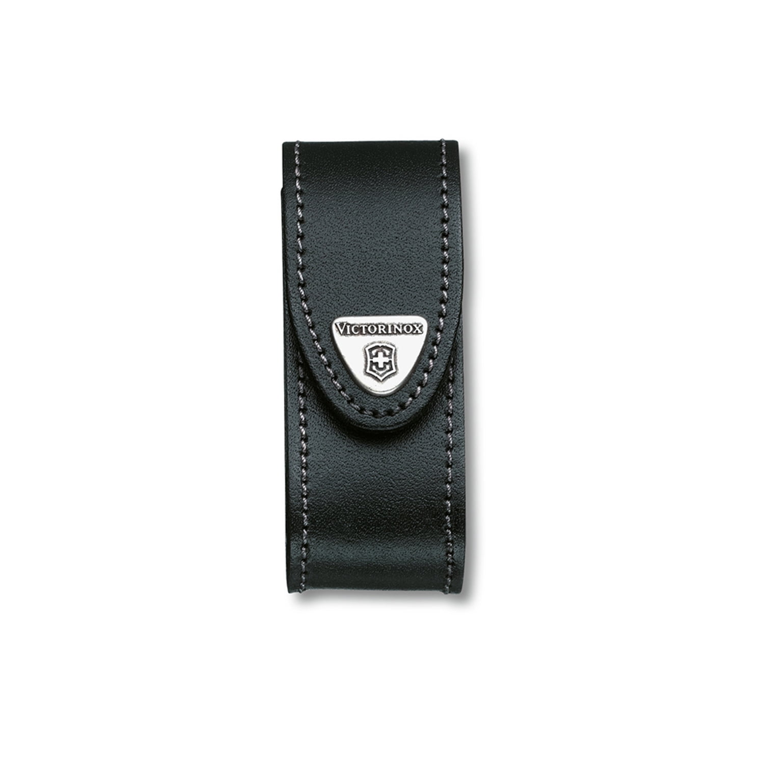Victorinox - Estuche De Cuero Color Negro Para Cinturón. Tamaño 10x4,1x3,7 Cm
